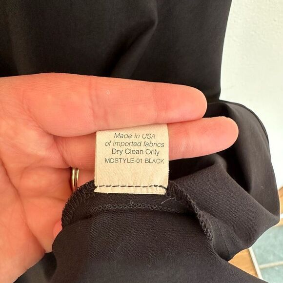 Stop Staring Women’s Solid Black 1950s Retro Pinup Rockabilly Swing Dress - Picture 9 of 9